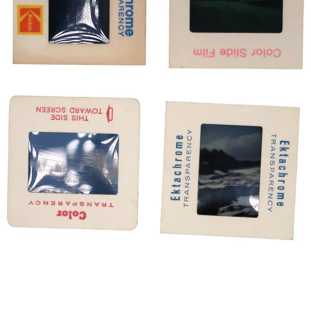 35mm Slides 1970s Lot of 15 Vintage Winter Snow Architecture Nature Film Kodak